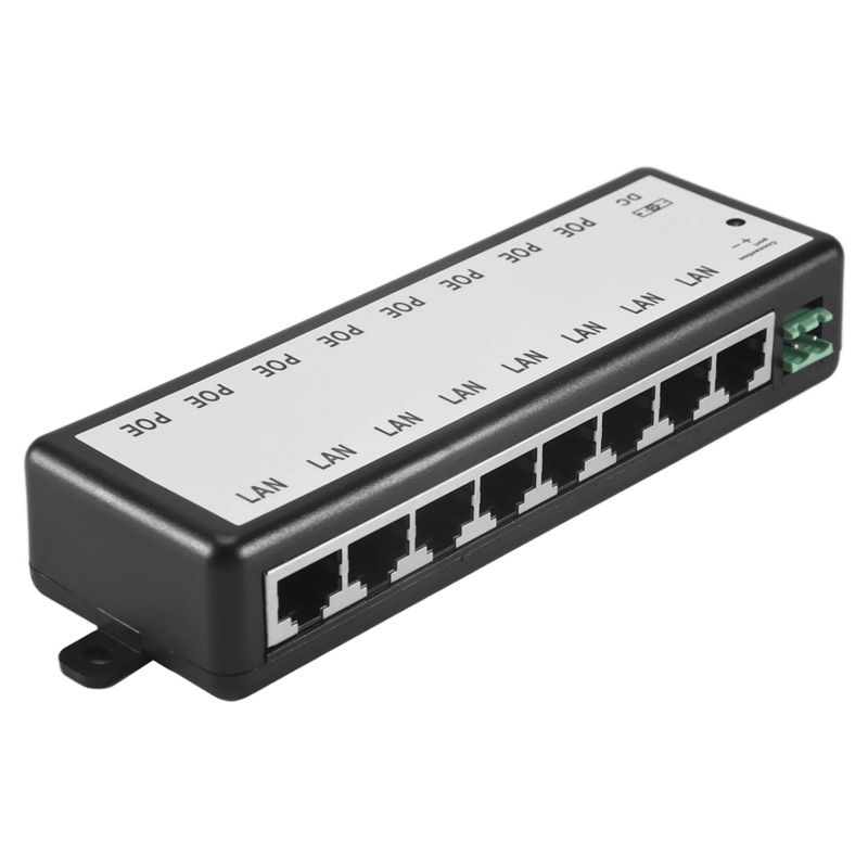 Power Over Ethernet - B03B-8 منافذ محول طاقة عبر الإيثرنت