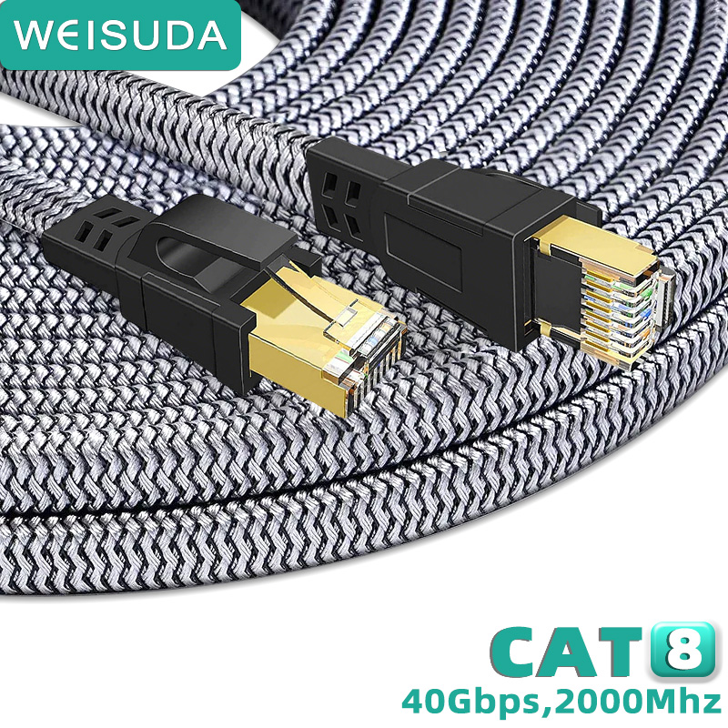 Power Over Ethernet - كابل إيثرنت CAT 8 بسرعة 40