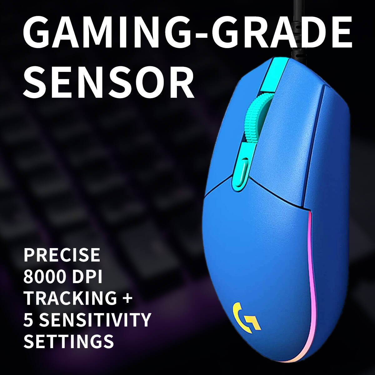 ماوس ألعاب لوجيتك G203 سلكي عم - مراجعة Logitech Mouse G203 وسعره
