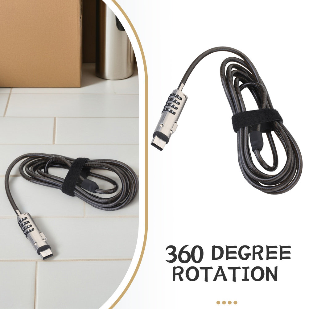 قفل محمول للكمبيوتر المحمول بر - مراجعة Cable Lock Laptop وسعره