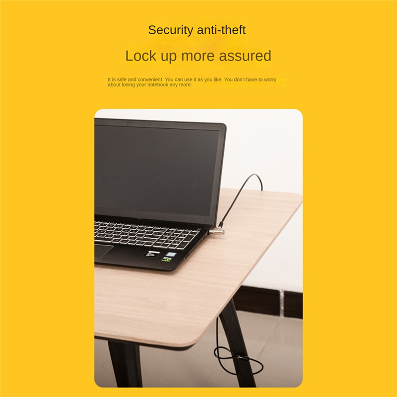 قفل الكمبيوتر المحمول قفل مناس - مراجعة Cable Lock Laptop وسعره