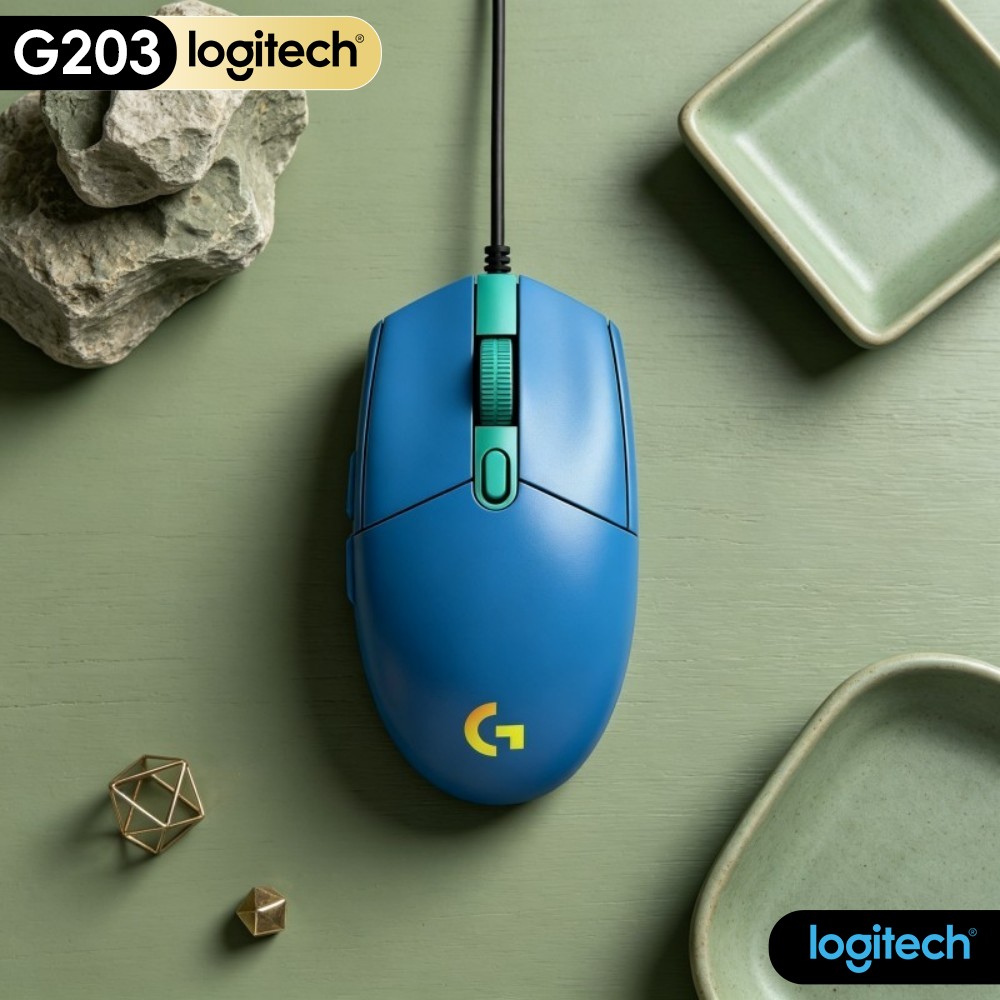ماوس ألعاب سلكي من لوجيتك G203 - مراجعة Logitech Mouse G203 وسعره