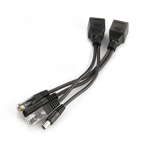 كابل محول POE RJ45 ، حاقن الشب - مراجعة Power Over Ethernet وسعره