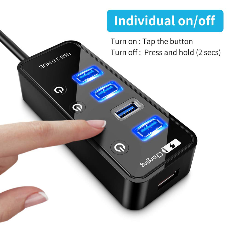 USB HUB 3.0 4 Port شاحن الهاتف - مراجعة Cable Lock Laptop وسعره