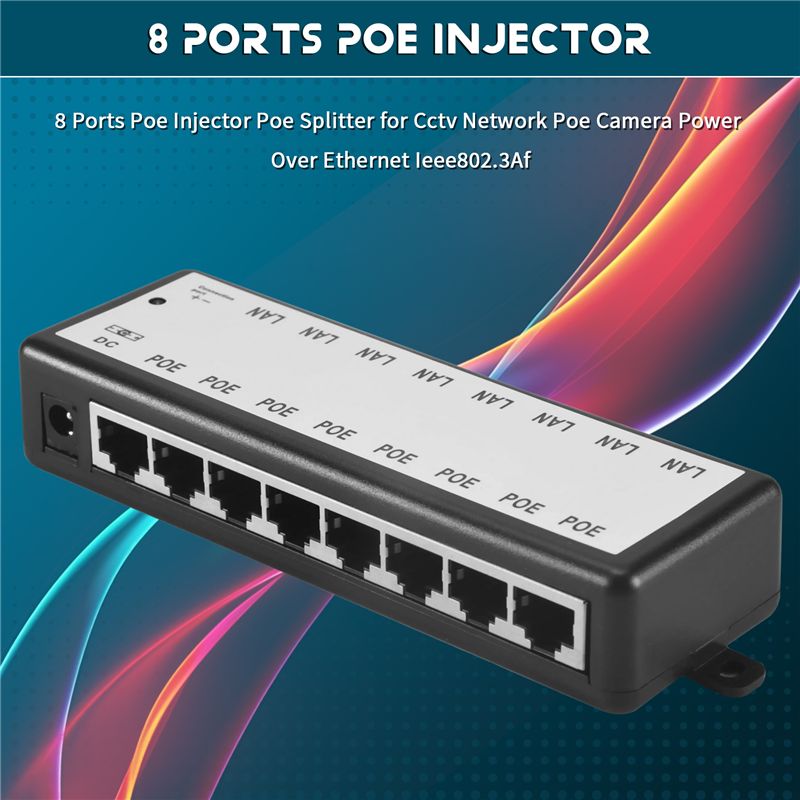 محول طاقة عبر الإيثرنت PHILE-8 - مراجعة Power Over Ethernet وسعره